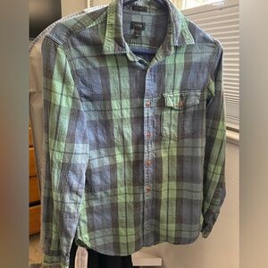 J Crew Plaid Shirt, Small